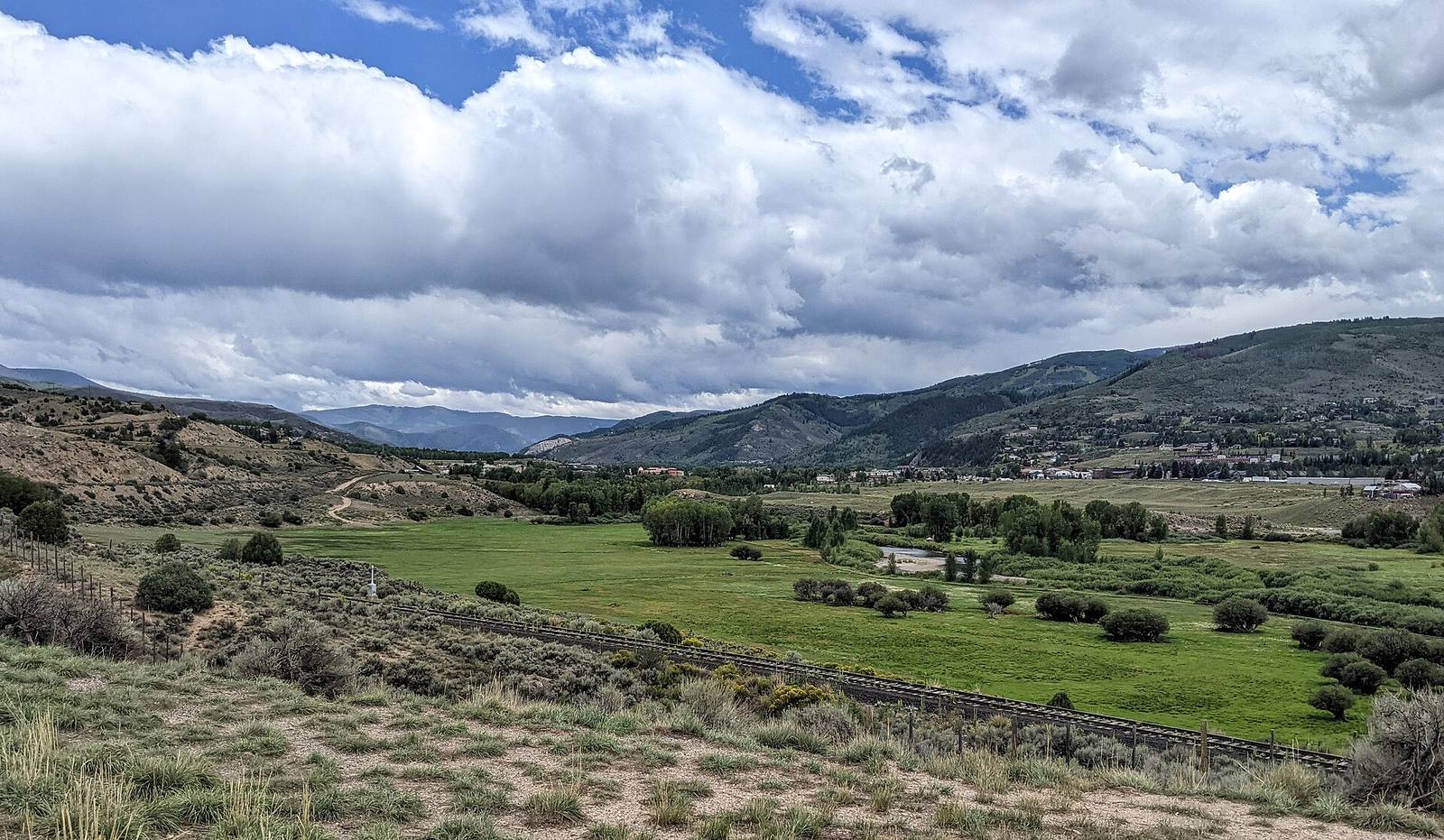 The Eagle River valley near Edwards, in unincorporated Eagle County, where the rewritten land-use code would apply.