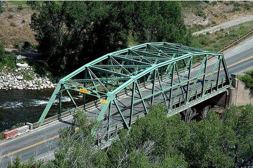 The Eagle River bridge on U.S. Highway 6 in Eagle, a steel truss bridge built in 1933, in a file photograph. Eagle's vote center opens Oct. 26 at the Eagle County Building.