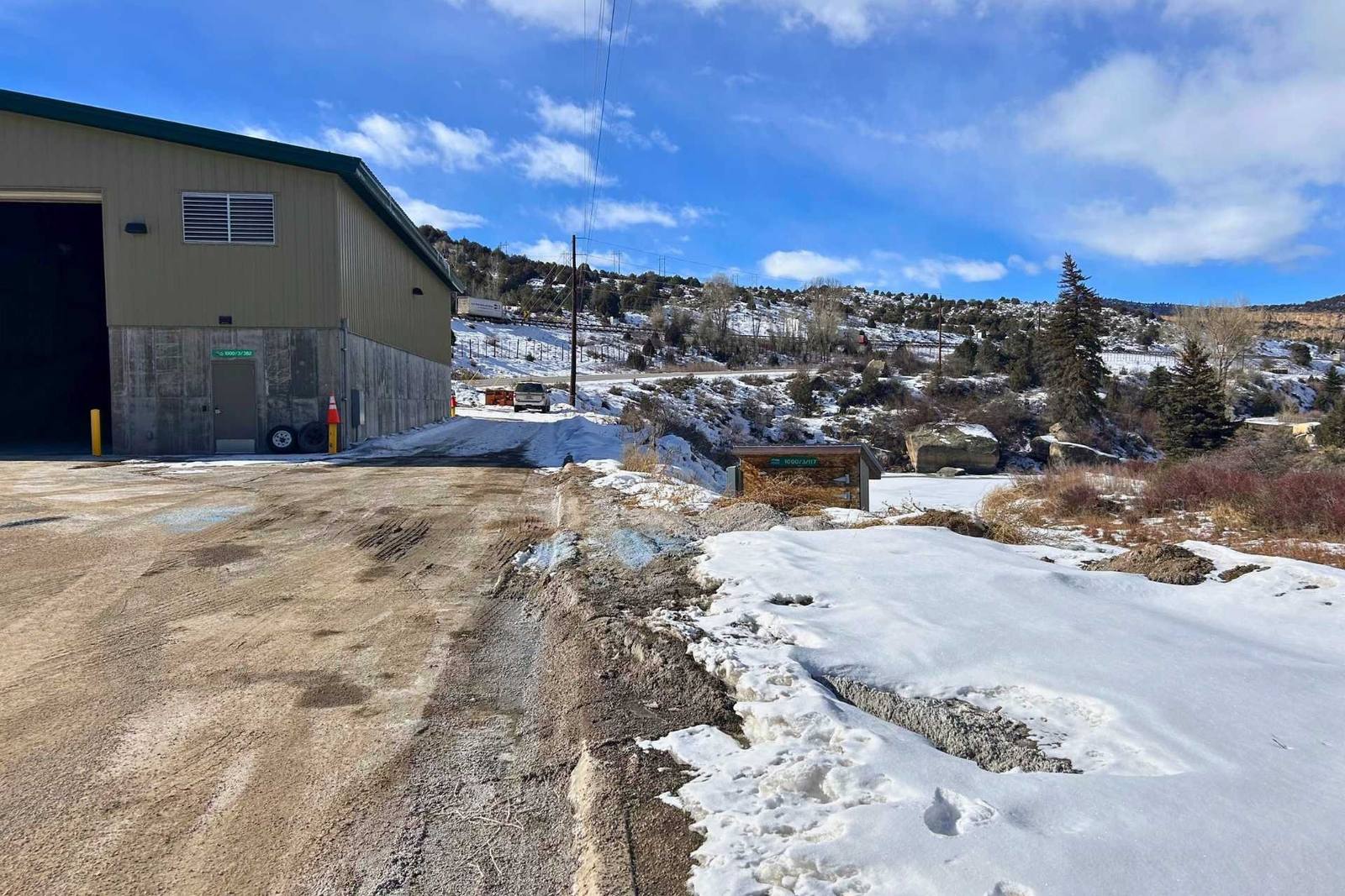 The Colorado Department of Transportation maintenance yard, the eastern end of Phase 1 of the final Eagle Valley Trail segment.