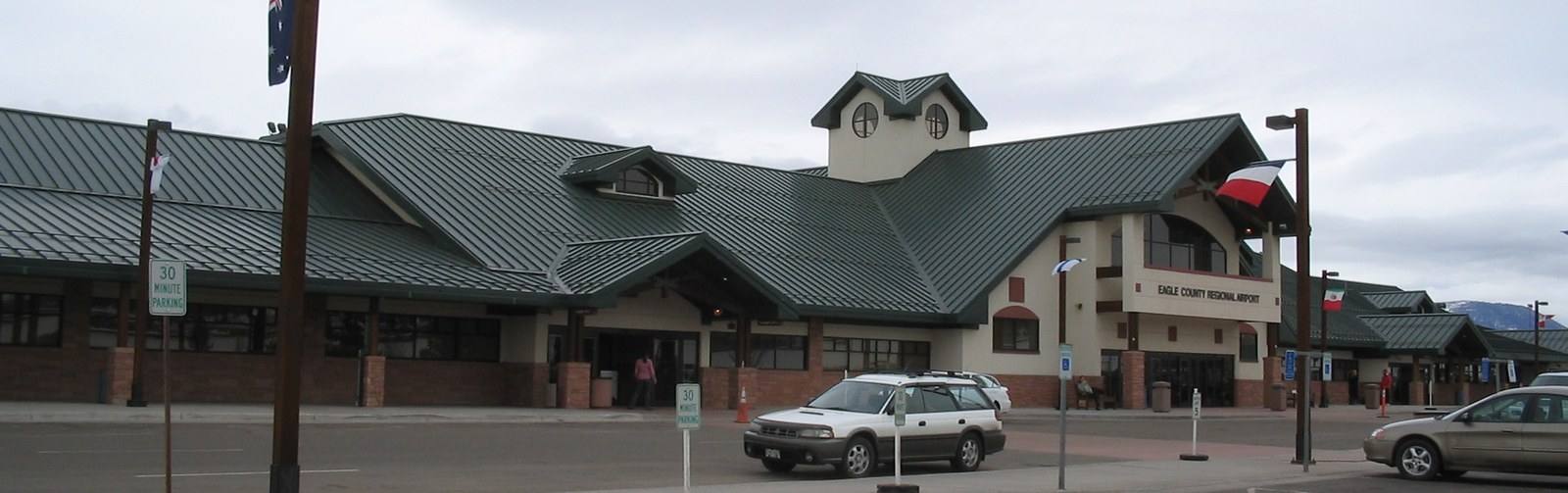 The Eagle County Regional Airport terminal.
