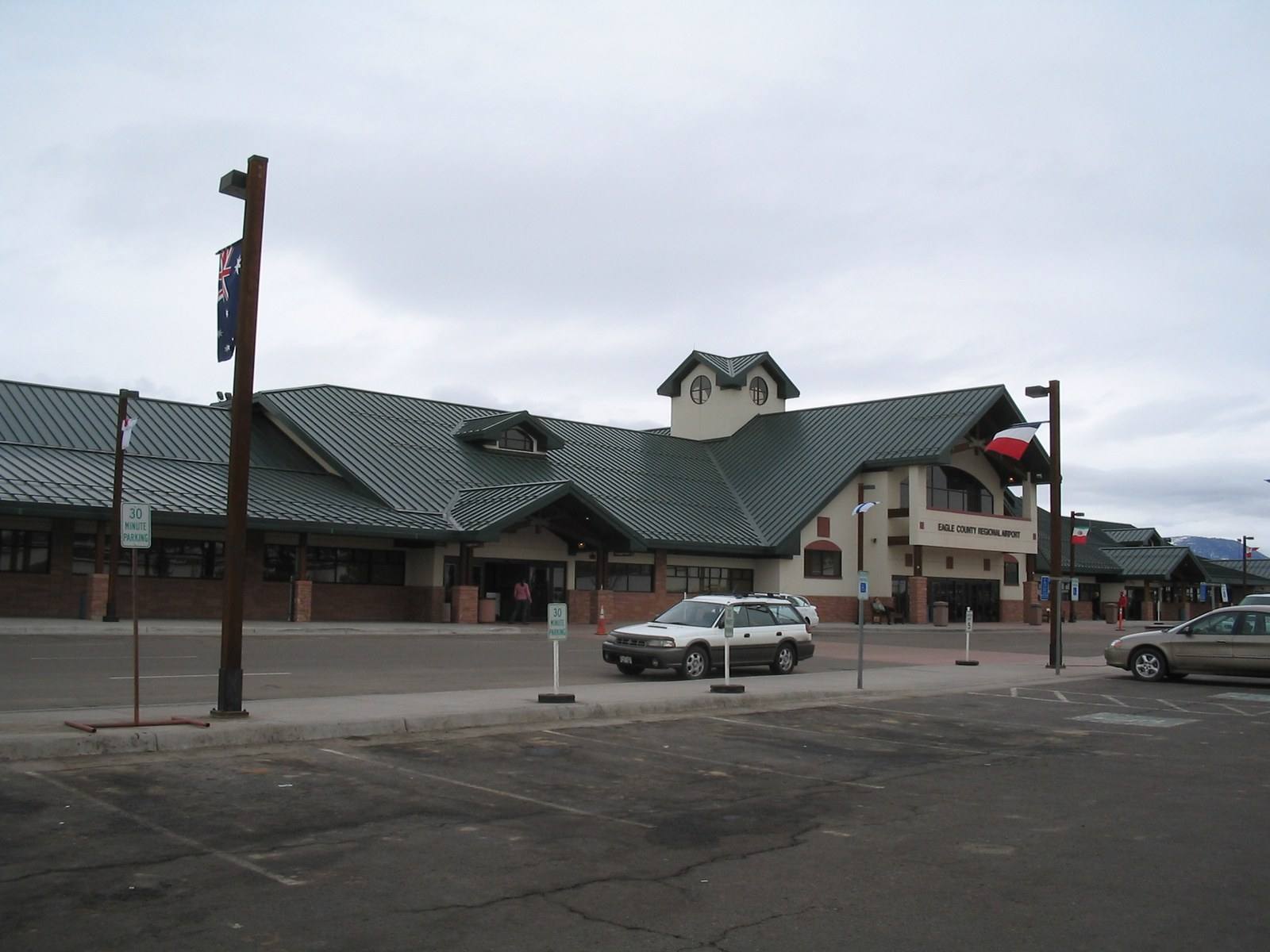 The Eagle County Regional Airport terminal.