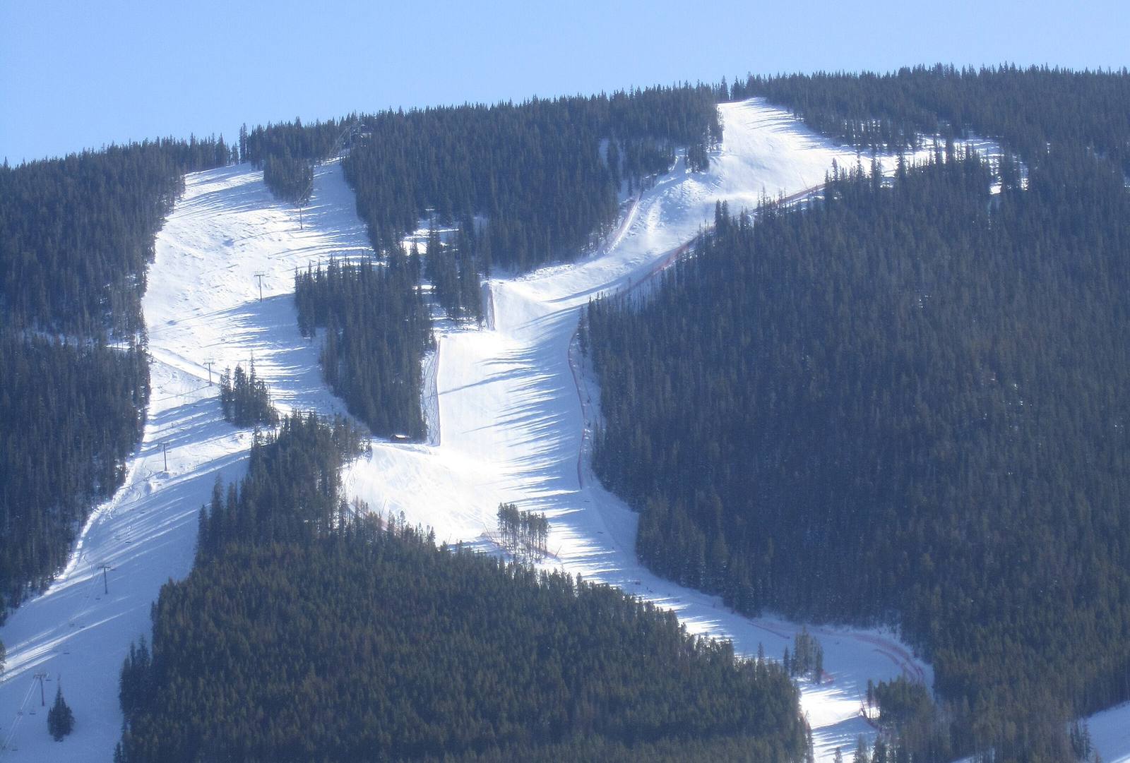 The Birds of Prey course at Beaver Creek Resort. Snowmaking crews at Beaver Creek and Vail Mountain begin work this week, building the base that early season terrain, including race training, depends on.