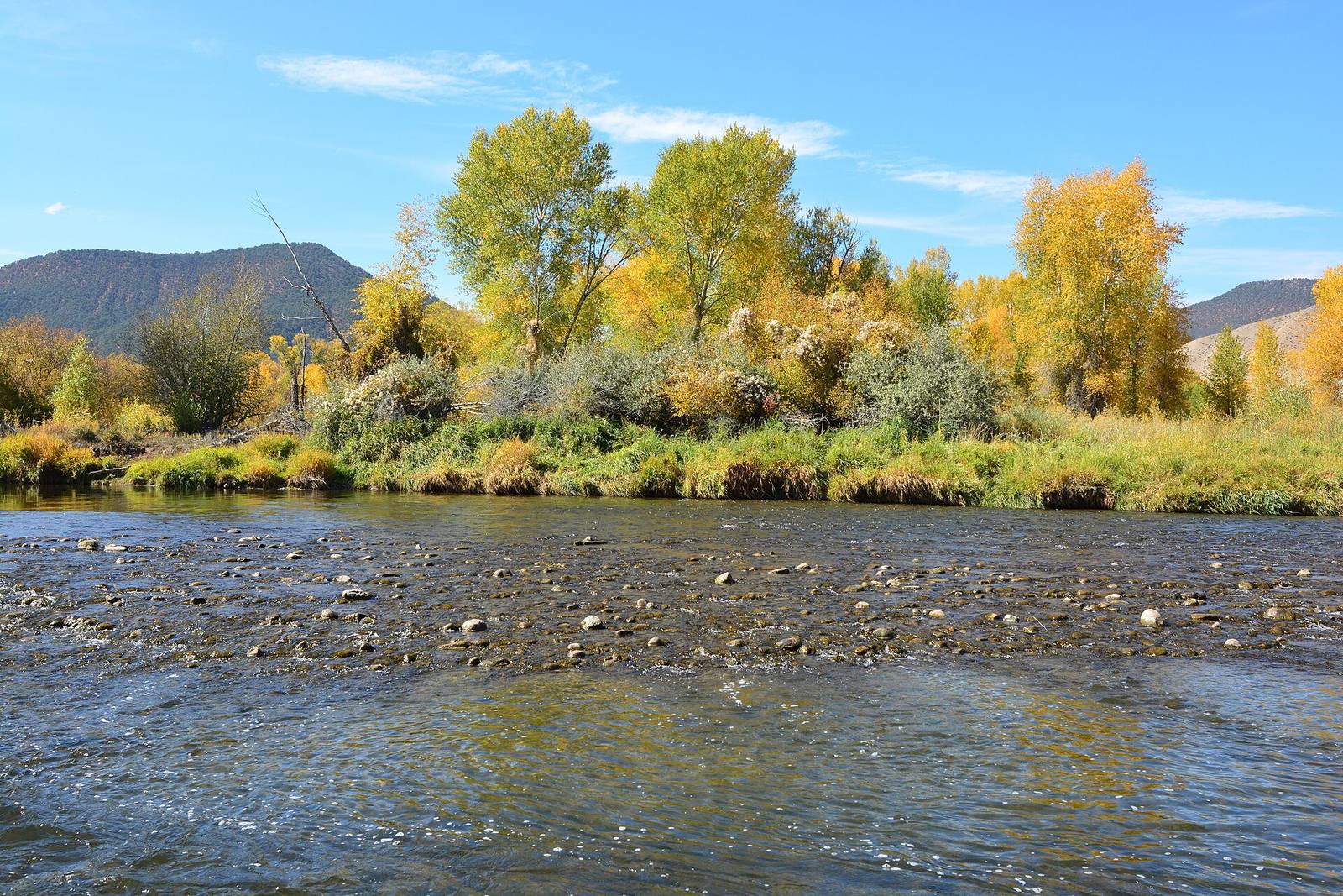 The Eagle River in autumn near Gypsum. Town staff estimate a municipal lodging tax would generate roughly $200,000 a year once the first of two new hotels opens and begins operating.