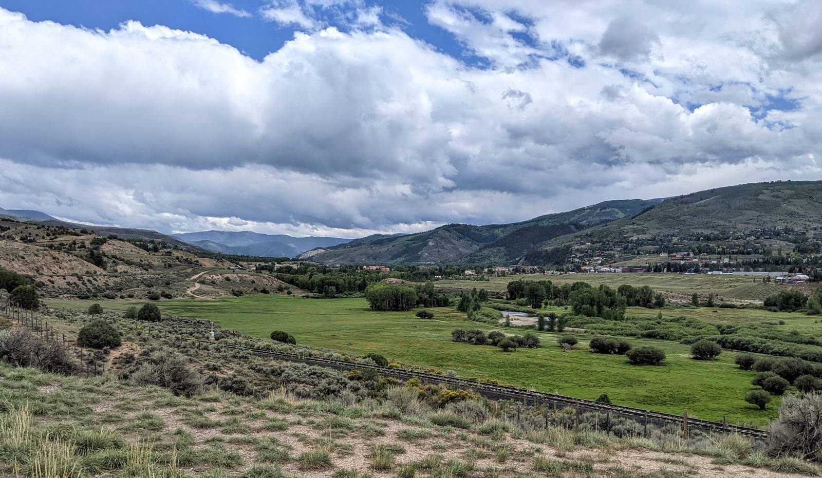 The Eagle River valley near Edwards, in a file photograph. Edwards is home to one of The Community Market's two storefronts, inside the Vail Health Edwards Community Health Campus, and to My Future Pathways, the mentoring nonprofit that also received a Catalyst grant.