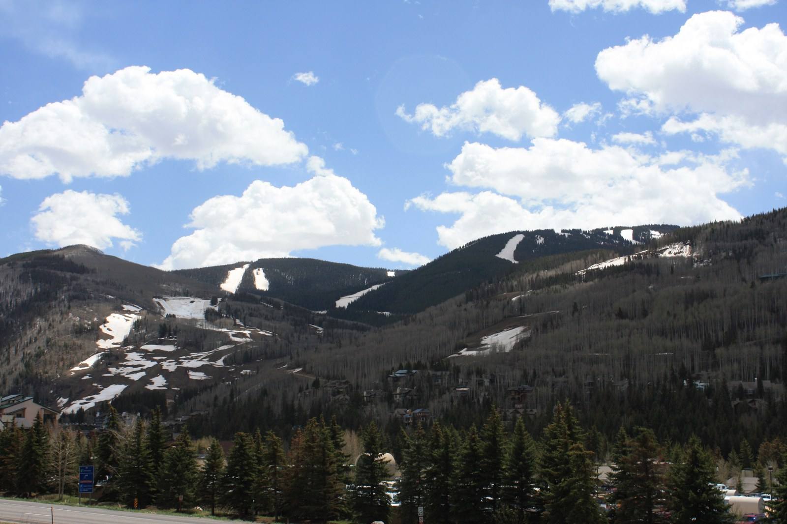 Ski runs on Vail Mountain seen from the frontage road north of I-70. (Vail Tribune is independent and unaffiliated with Vail Resorts.)
