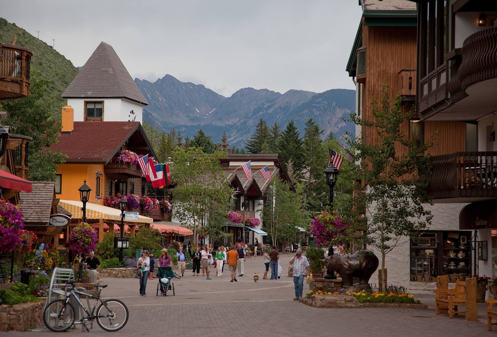 Gore Creek Drive in Vail, Colorado.